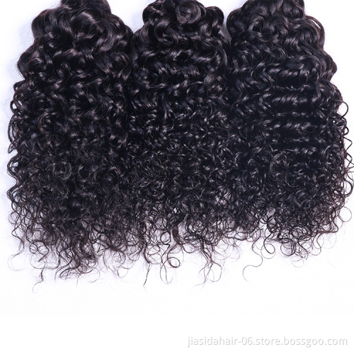 Virgin Brazilian Hair Bundles Human Hair Extensions Free Sample Cheap 100 Natural Wholesale Jerry Curly